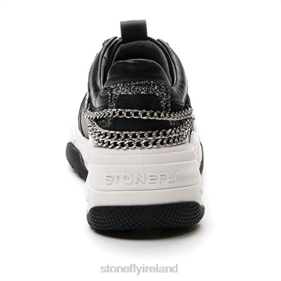 B6RB51 FUTURA 12 NAPPA LTH/MESH Black Stonefly Women Shoes