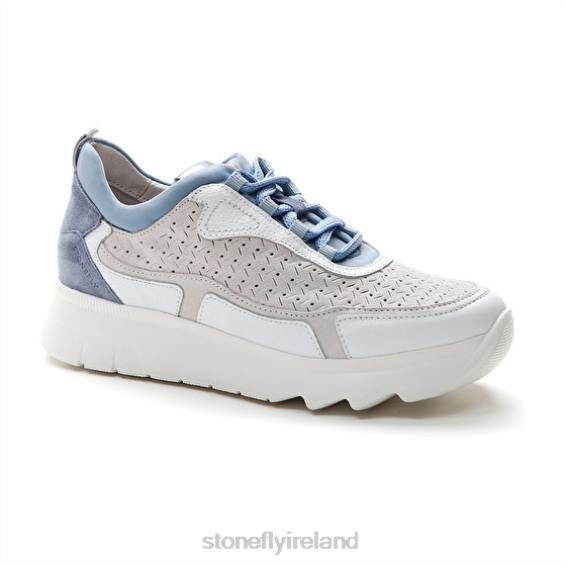 B6RB54 SPOCK 36 NAPPA LTH/VELOUR Blue Stonefly Women Shoes
