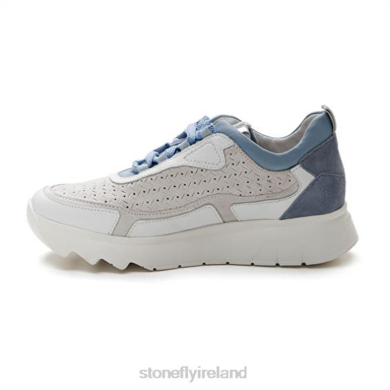 B6RB54 SPOCK 36 NAPPA LTH/VELOUR Blue Stonefly Women Shoes