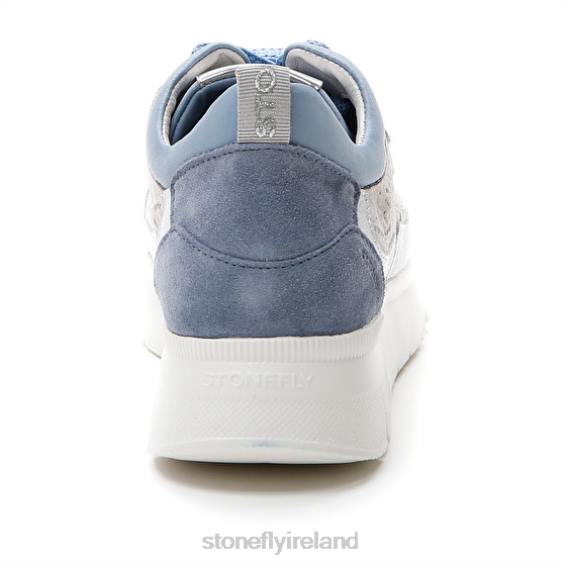 B6RB54 SPOCK 36 NAPPA LTH/VELOUR Blue Stonefly Women Shoes