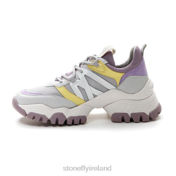 B6RB59 TWIGGY 1 TEXTILE/NAPPA LTH Purple/Yellow Stonefly Women Shoes