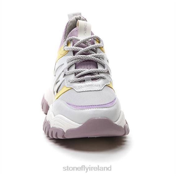 B6RB59 TWIGGY 1 TEXTILE/NAPPA LTH Purple/Yellow Stonefly Women Shoes