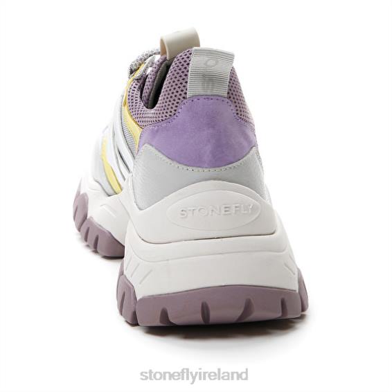 B6RB59 TWIGGY 1 TEXTILE/NAPPA LTH Purple/Yellow Stonefly Women Shoes