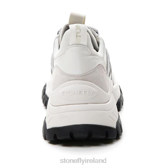 B6RB60 TWIGGY 1 TEXTILE/NAPPA LTH/VELOUR White/Sliver Stonefly Women Shoes