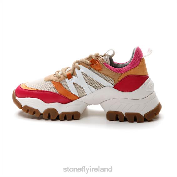 B6RB61 TWIGGY 1 TEXTILE/NAPPA LTH Red/Pink/Brown/Orange Stonefly Women Shoes
