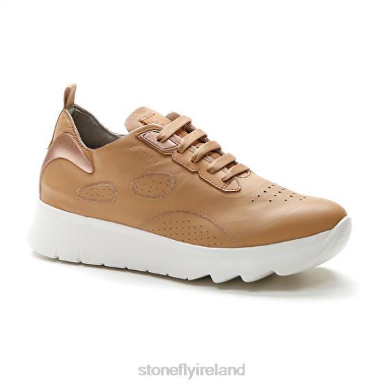 B6RB63 SPOCK 35 NAPPA LTH Light Brown Stonefly Women Shoes
