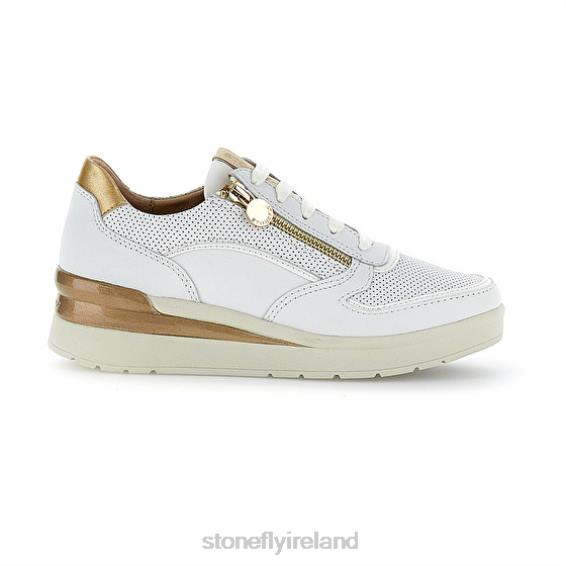 B6RB83 CREAM 40 NAPPA LTH 150 Stonefly Women Shoes