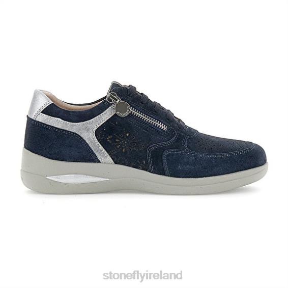 B6RB95 AURORA 20 VELOUR Dark Blue Stonefly Women Shoes