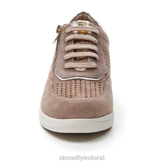 B6RB97 AURORA 15 VELOUR Grey Pink/Sliver Stonefly Women Shoes